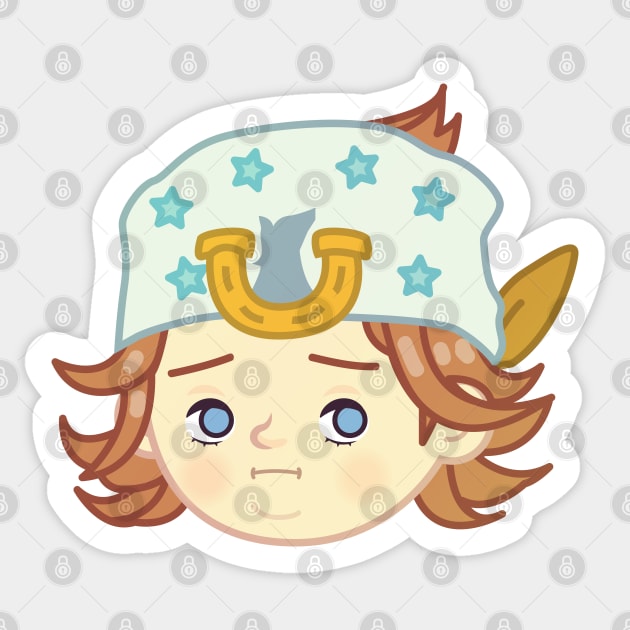 Johnny x Joestar Chibiness Overload Sticker by merch.x.wear